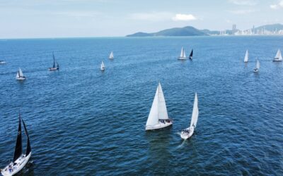 Em comemoração aos 60 anos de Balneário Camboriú, cidade catarinense recebe competição de vela do Circuito Marina Itajaí